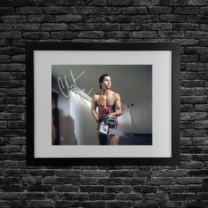 American Psycho Christian Bale Patrick Bateman Signerad Omtryck 8x10 Fototryck