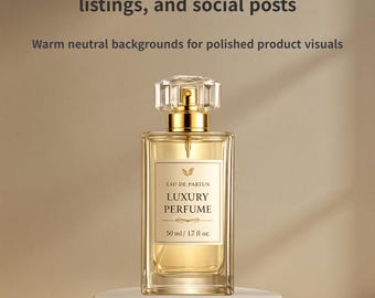 Warm Neutral Background Pack | 10 Luxury Product Backgrounds | Digital Download