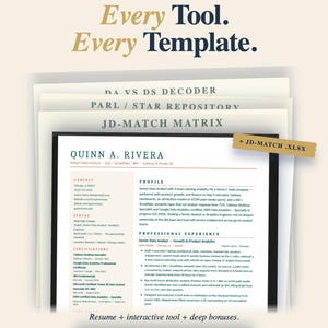 Data Analyst Resume Template Bundle | Data Scientist | ATS Word