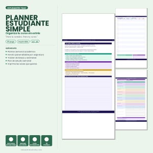 Academic Planner for ADHD Brains | Study Schedule, Exam Countdown (PDF Download) image 8