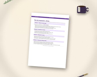 Burnout Recovery Plan | 30-Day Professional Burnout Guide (Digital Download)