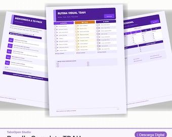 ADHD Printable Bundle | 16 Tools for Focus, Habits, Planning (Instant Download)