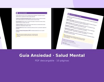 Adult Anxiety Guide | ADHD Mental Health, Breathing Exercises (PDF Download)
