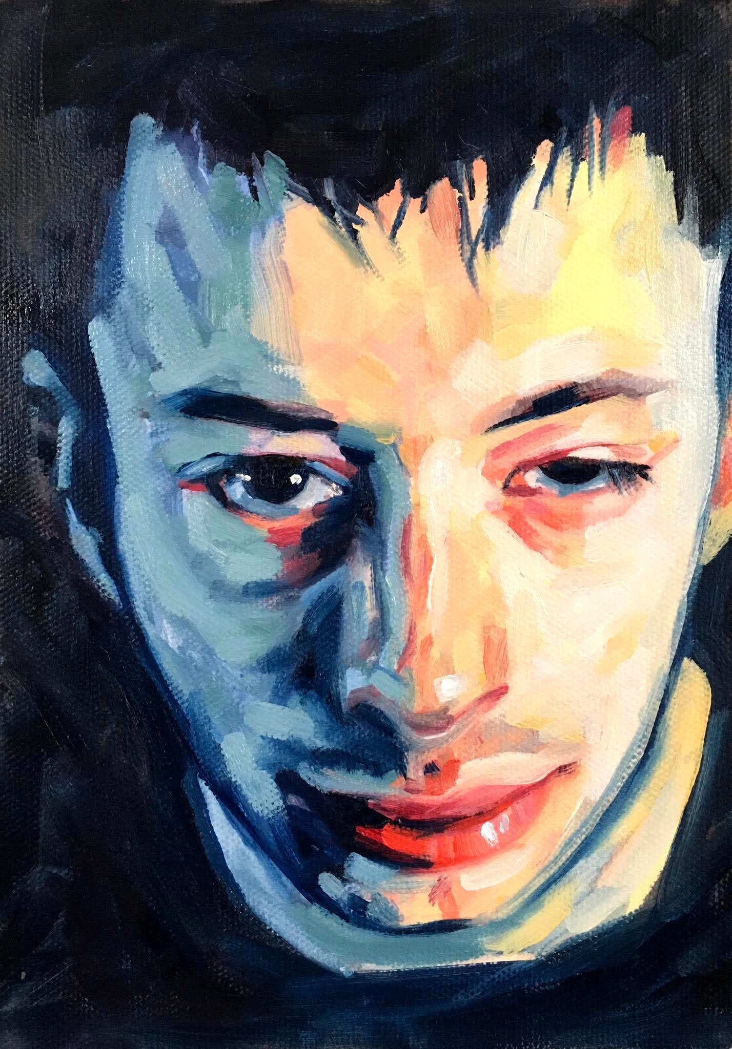 Thom yorke painting - Etsy 日本