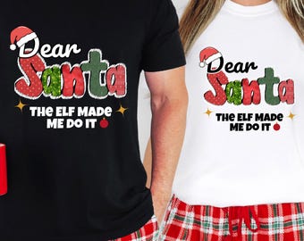 Custom Christmas Shirt Matching Family Shirts Holiday Quote Tee  Personalized Christmas Pajama Top  Family Matching Xmas Shirt Personalized