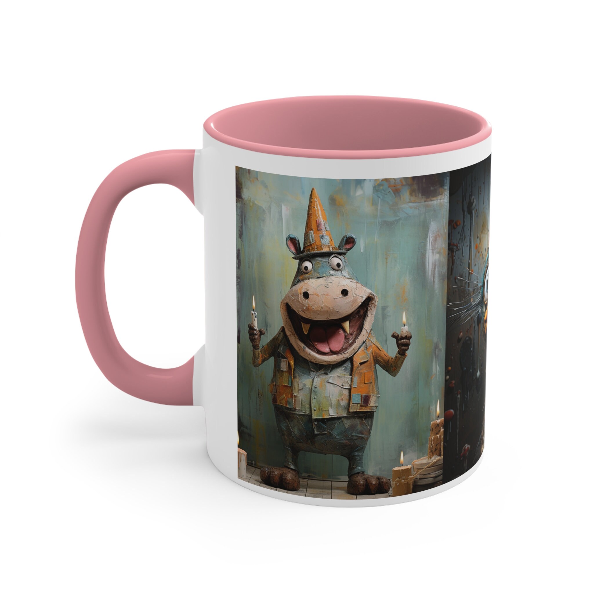 Happy Birthday Mug Amusing Hippo Birdy Two Ewe Mug