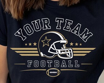 Football template svg, Leave it all on the field Football svg, Football team, logo design, Football Mom, Football Dad, Digital download