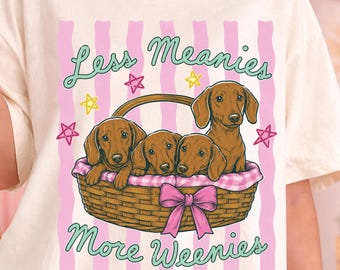 Less Meanies More Weenies Png, Kindness Striped Shirt Design, Funny Dog Mom Sublimation, Everyday Women Positivity Digital Download