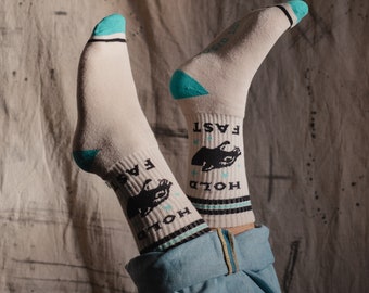 Retro Stripe Tube Socks by Art Disco