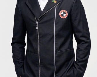 Abrigo de cosplay de Makoto Yuki, blazer del uniforme escolar de Persona 3 Gekkoukan, chaqueta escolar azul para cosplayers, ropa de anime de alta calidad.