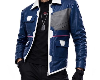 Cyberpunk Edgerunners 2 Inspired Leather Jacket | Anime Cosplay Jacket | Futuristic Edgerunner Costume