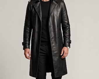 Resident Evil 9 Zeno Black Leather Coat | RE9 Cosplay Gaming Jacket