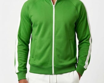 Gohan Green Training Jacket – Dragon Ball Z Anime Cosplay, Sheepskin Leather or Fleece Outerwear