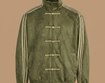 Chaqueta deportiva unisex CTT original de estilo chino, hecha a mano, estilo streetwear, deportiva e informal.