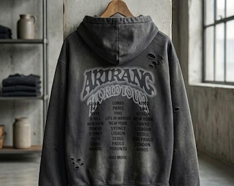 BTS Arirang World Tour Hoodie Kpop Pullover Sweatshirt Korean Music Fan Concert Streetwear
