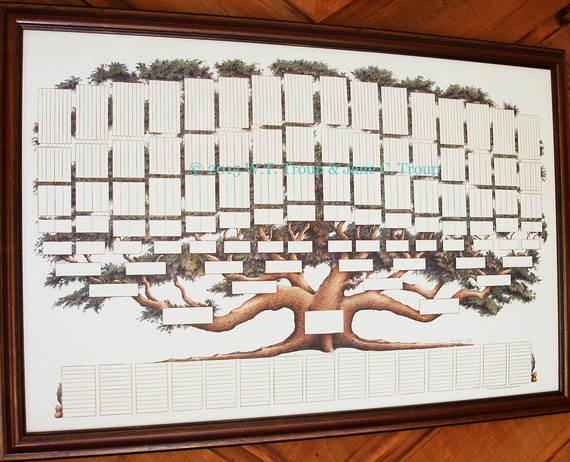 Wall Sized Family Tree Chart