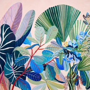 Pastel Tropicalia - illustration - giclee print