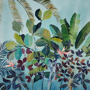 Birds  of  Paradise - illustration - giclee print
