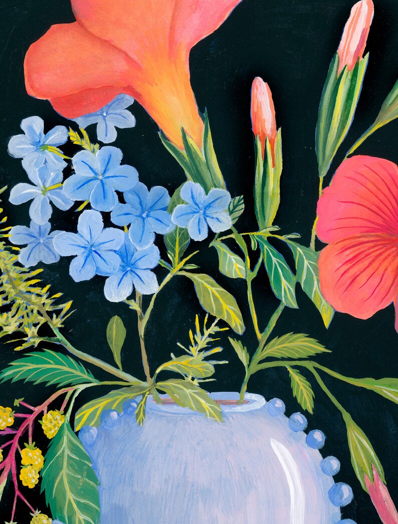 Flowers and berries Giclee print image 2