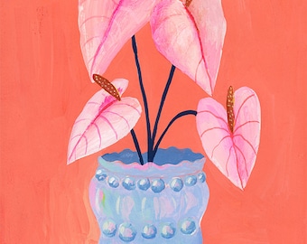 Opalite vase - Giclee Print