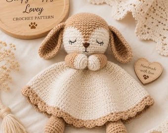 Häkelanleitung für ein Kuscheltier mit schlafendem Welpen, Amigurumi-Hundedecke (PDF-Download)
