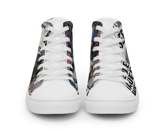 Hoge canvas schoenen voor heren