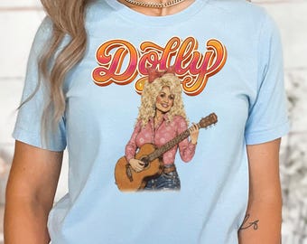 Dolly Parton Signature Vintage Graphic Shirt, Retro Country Music T Shirt, Dollywood Sweatshirt, Dolly Toddler Shirt, Kids Youth Tee