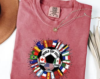 2026 Soccer Cup Shirt, Soccer World Tournament T-shirt, International Game Day Tees, Usa Canada Mexico Football Sweatshirt, Sport Fan Gift