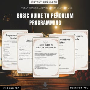 Elite Foundation Success Map Basic Guide to Pendulum Programming PDF PNG Hochleistungs-Spirituelle Logik Strategie Blueprint Intuition Kunst