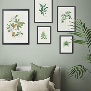 Magnolia watercolour, Botanical drawing, Botanical illustrations, Wall decoration, Decorative print, Kitchen frame, Vintage poster image 2