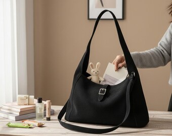 Suede Leather Crossbody Bag – Soft Cowhide Shoulder Handbag for Winter Fashion & Daily Use