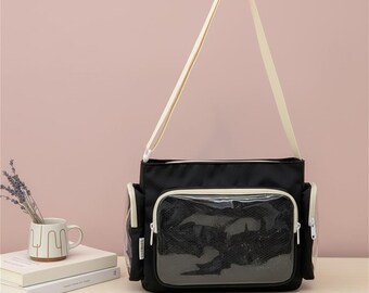 透明なイタバッグ – 女の子向けの大容量クロスボディショルダーバッグ