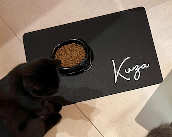 Tappetino personalizzato per la pappa degli animali domestici / Tovaglietta personalizzata per ciotole di cani o gatti