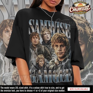 Limited Samwise Gamgee-shirt, bootleg graphic rap-shirt, Morgoth retro fan vintage T-shirt CK24