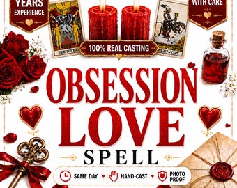 Obsession Love Spell | Make Them Think About You Constantly | Attraction Ritual | Romantic Desire Energy | Same Day Casting