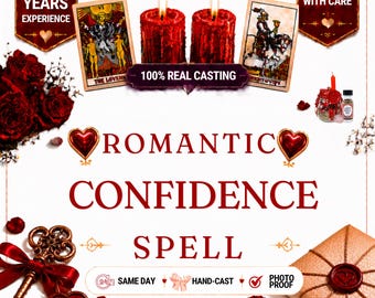 Romantic Confidence Spell | Personalized Self-Love Ritual, Charisma Energy (Digital Service)