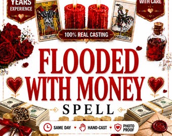 Flooded By Money Spell, Wealth Attraction & Financial Abundance Ritual