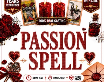 Passion Spell | Personalized Romance & Intimacy Ritual | Love Energy Alignment | Same Day Digital Service