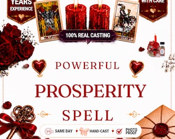 Personalized Prosperity Spell | Abundance, Financial Growth, Success Ritual (Digital Service)
