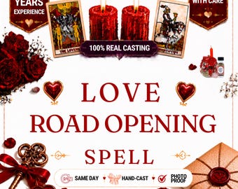 Love Road Opening Spell | Personalized Relationship Clearing Ritual (Digital Service)