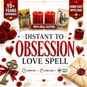 Distant to Obsession Love Spell | Same Day Powerful Casting to Bring Him Back & Make Him Yours image 1