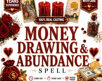 Money Drawing & Abundance Spell | Same Day Powerful Casting for Wealth, Debt Clearing, Cash Flow