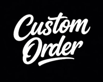 Custom Order Listing – Personalized Item Request
