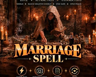 Marriage Spell, Commitment & Lasting Love Ritual