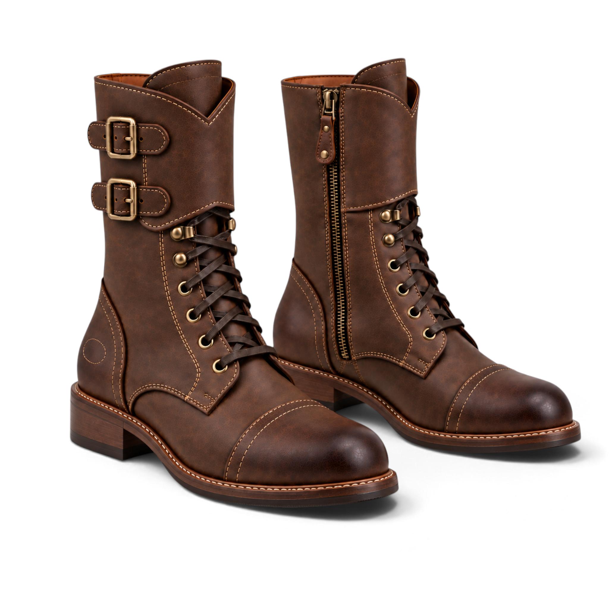 Double Zipper Boots - Etsy