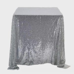 Sequin Tablecloth, Glitter Tulle Party Wedding Decor Overlay