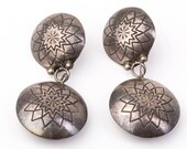 Navajo vintage orecchini in argento Sterling Ronnie Hurley