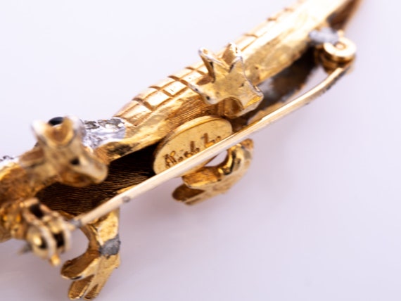 Vintage 1960's Kenneth Jay Lane Figural Alligator… - image 10