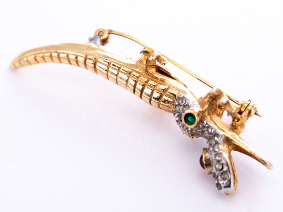 Vintage 1960's Kenneth Jay Lane Figural Alligator… - image 9