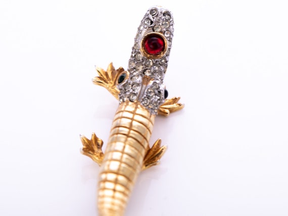 Vintage 1960's Kenneth Jay Lane Figural Alligator… - image 5